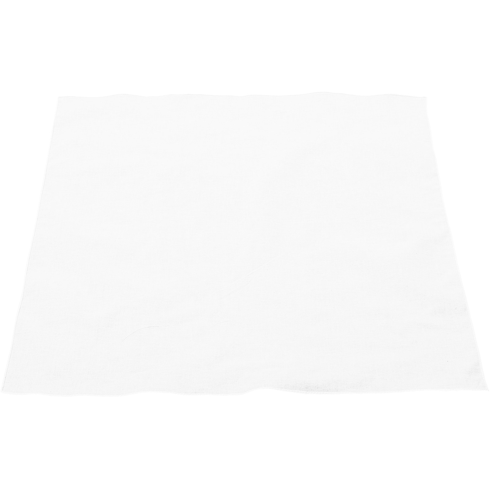 Bandana Blank White - Sapu Tangan Katun Putih Persegi Polos