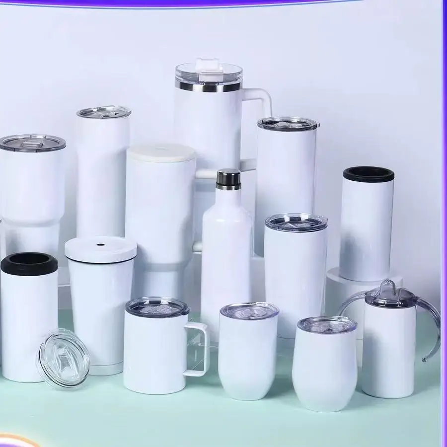 Water Bottle Blank - Botol Minum Stainless Steel 6oz/30oz untuk