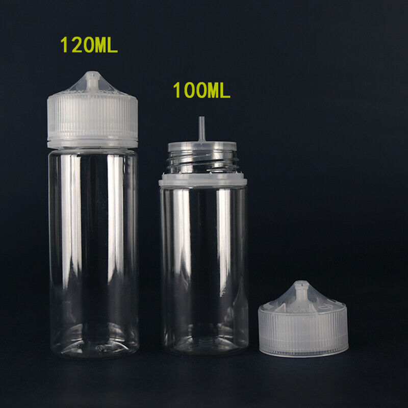 Water Bottle Blank - 5 Buah 30Ml/60Ml/100Ml/120Ml Plastik PET Kosong