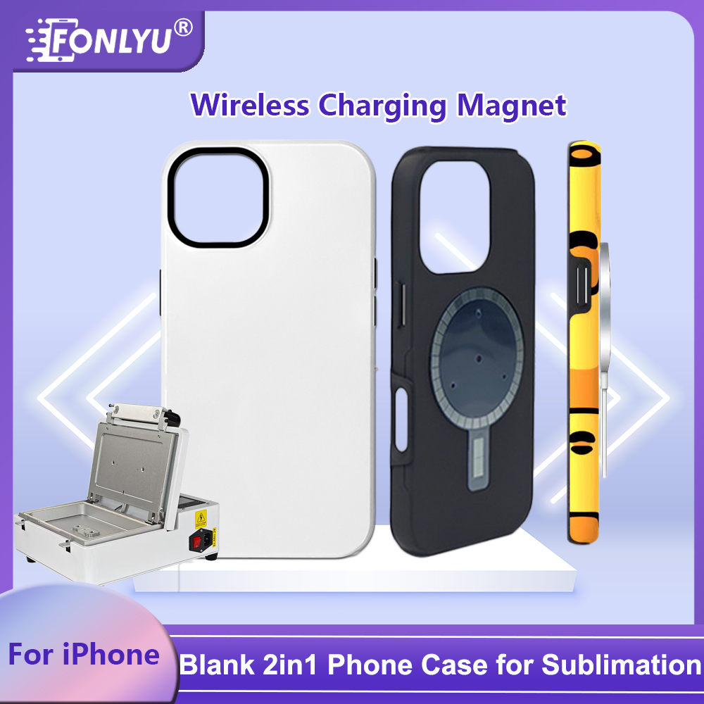 Phone Case Blank Print - FONLYU 5PC Casing Ponsel Kosong Magnetik