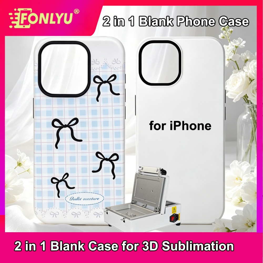 Phone Case Blank Print - FONLYU 2 in 1 Casing Ponsel