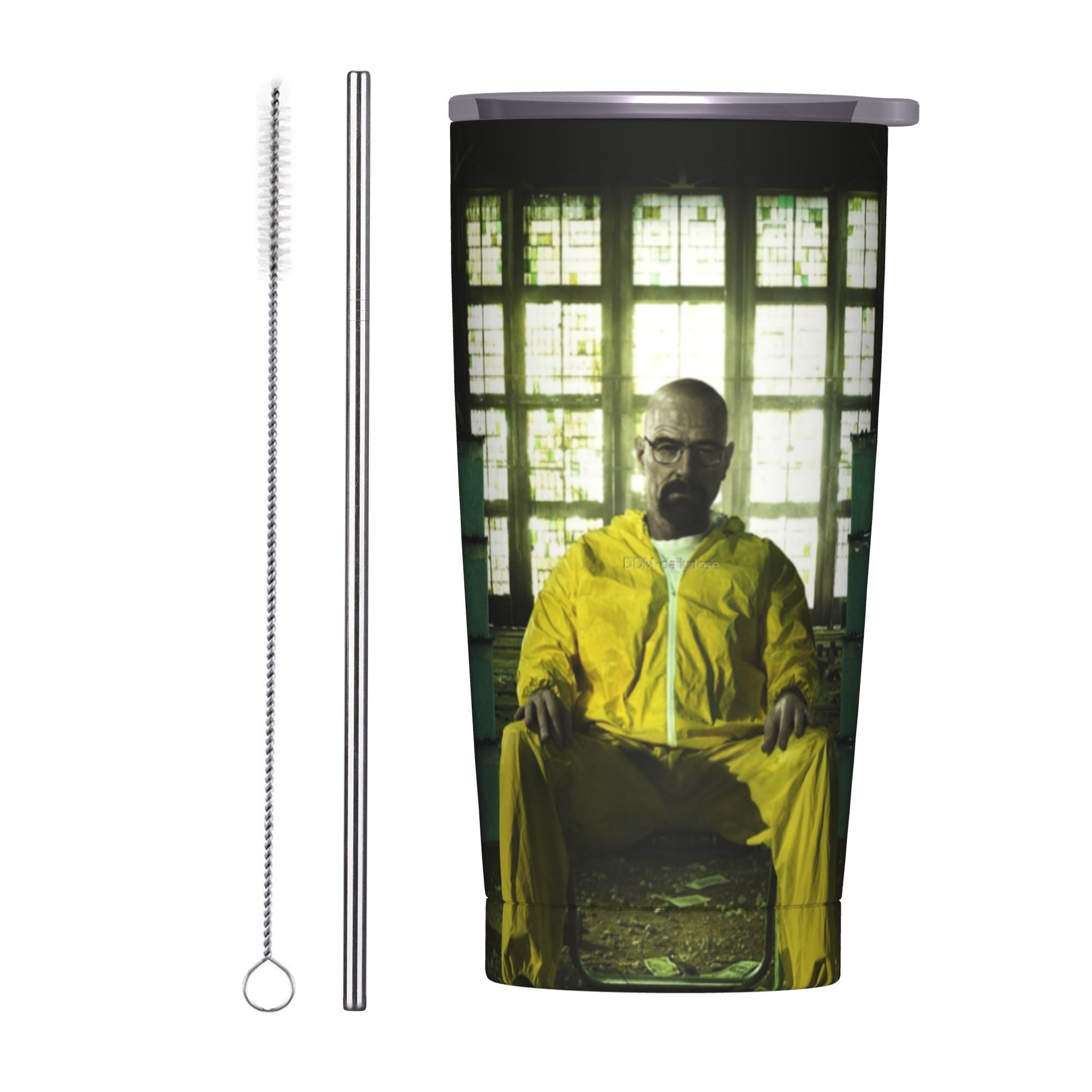 Tumbler 20Oz White - Tumbler Breaking Bad Walter White, Cangkir