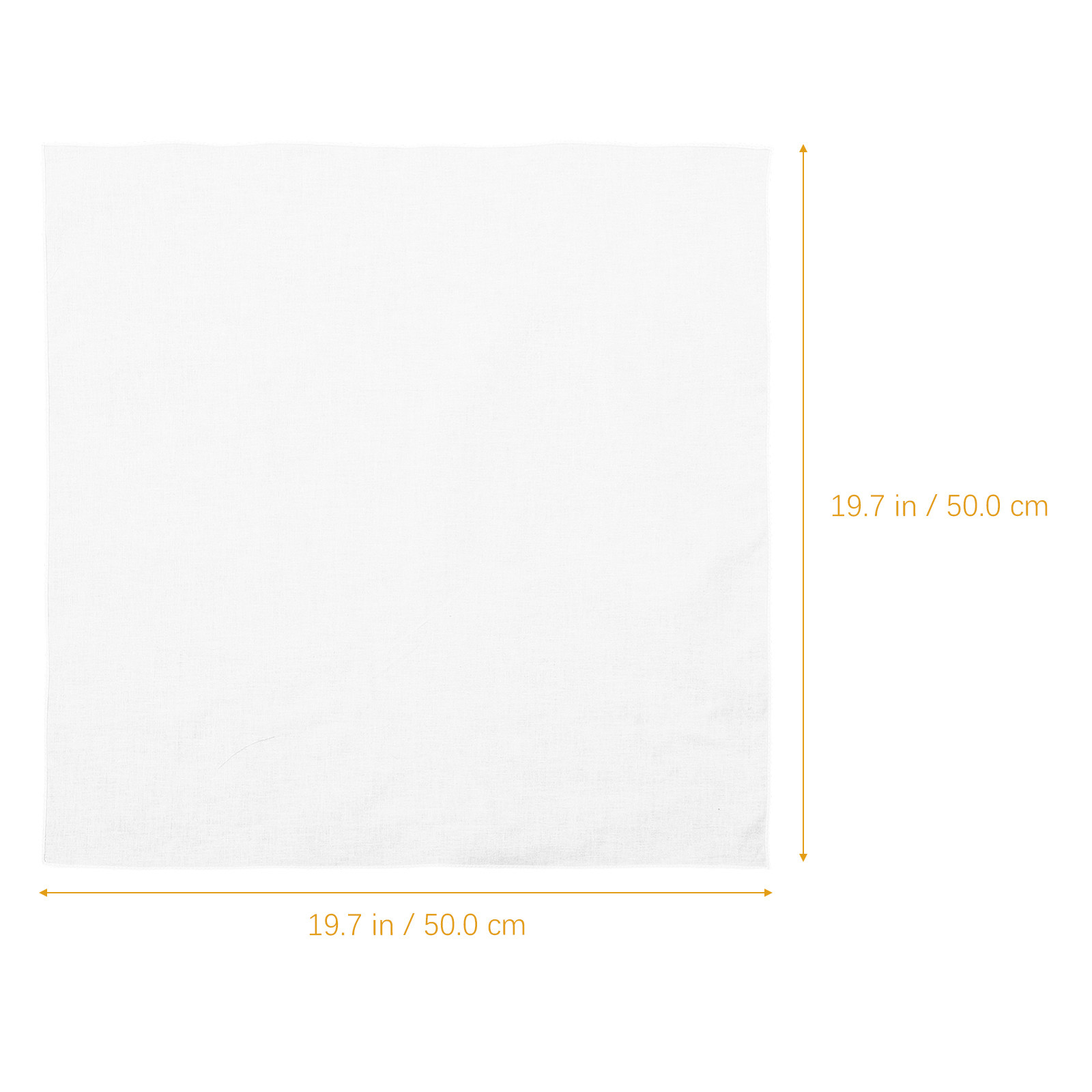Sapu Tangan Katun Putih Perseg - Bandana Blank White ulasan dan harga