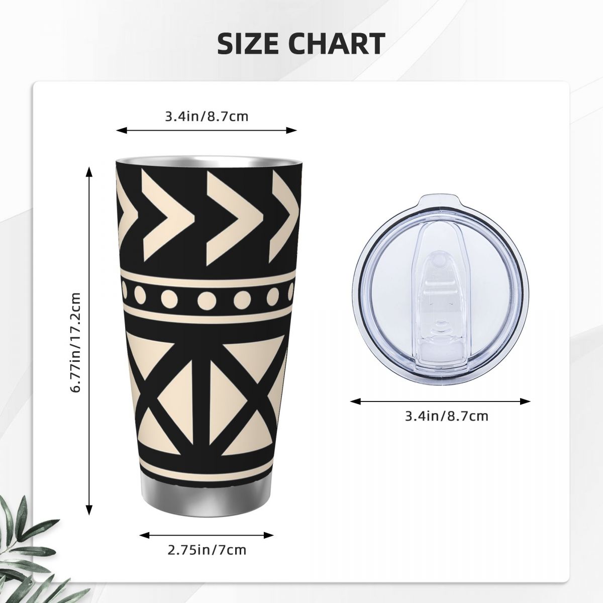 Tumbler Vakum Terisolasi Stain - Tumbler 20Oz White ulasan dan harga