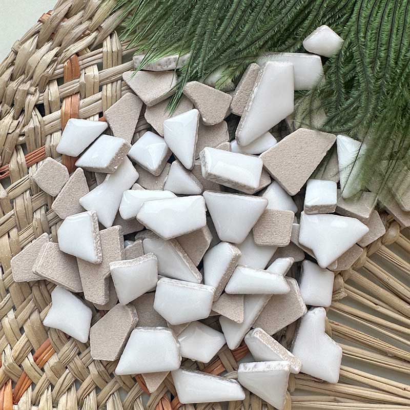 100g Ubin Mosaik Porselen DIY  - Ceramic Tile Blank ulasan dan harga