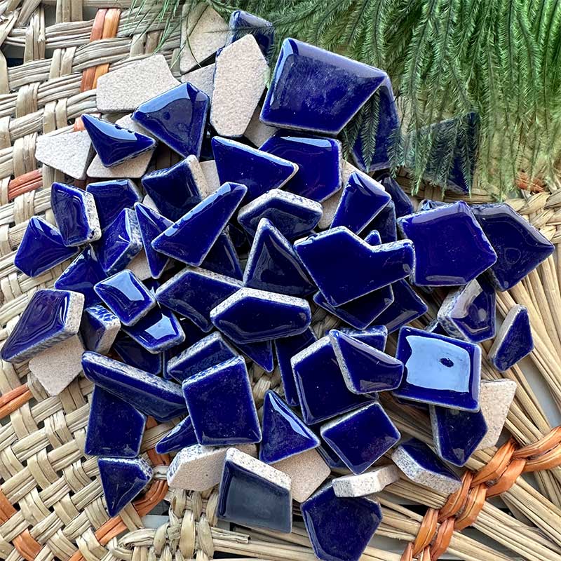 100g Ubin Mosaik Porselen DIY  - Ceramic Tile Blank ulasan dan harga