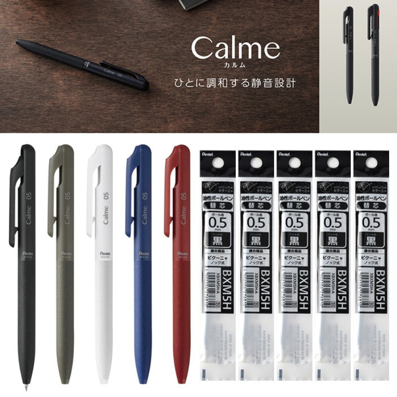 PENTEL Calme 0.5mm Pulpen Tint - Pentel Pen Sign Pen ulasan dan harga