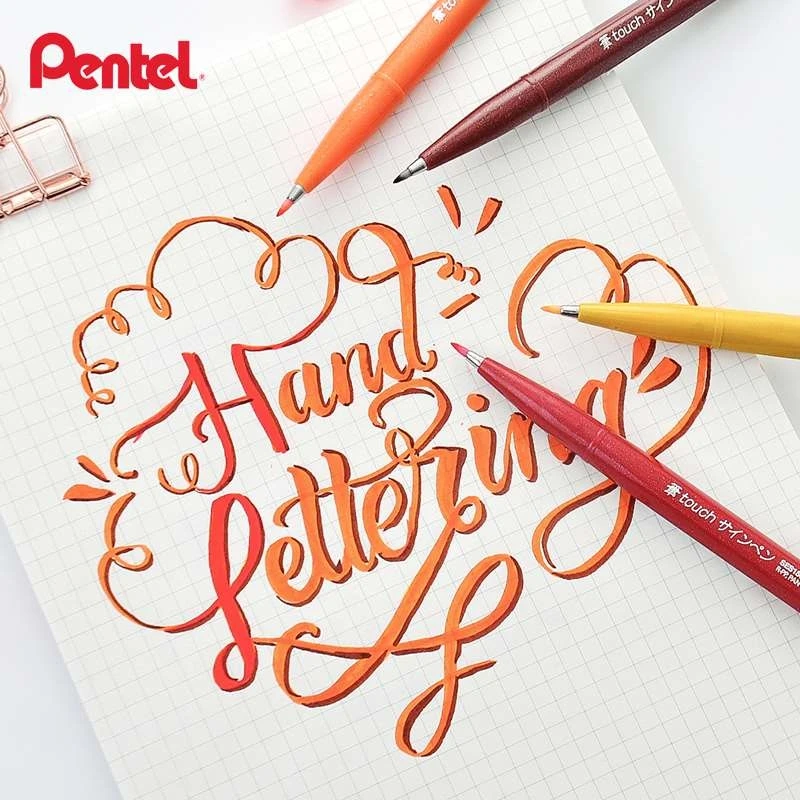 Jepang Pentel kuas sentuh pena - Pentel Pen Sign Pen ulasan dan harga