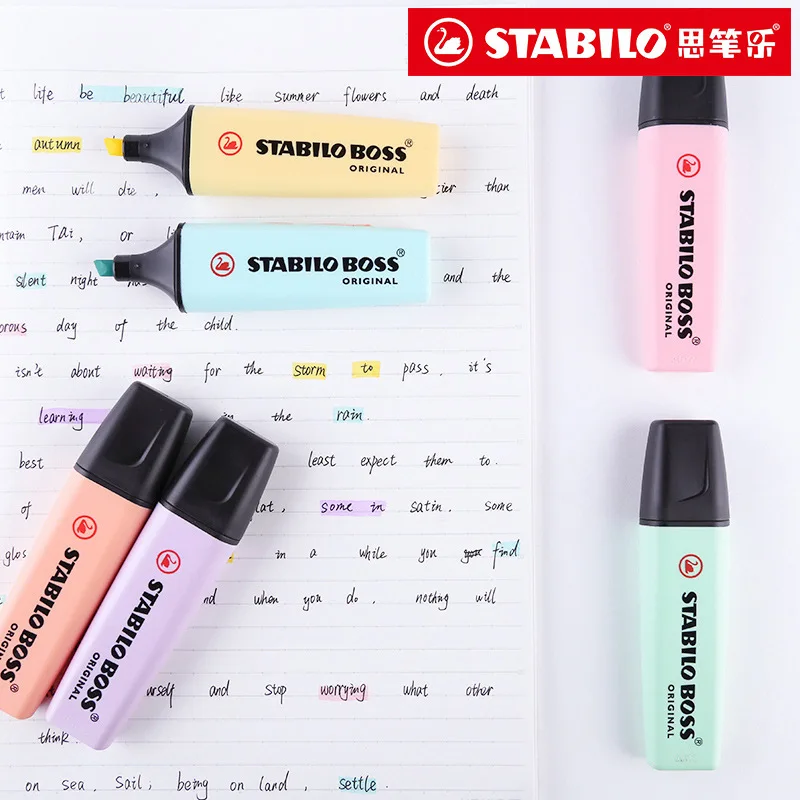 6 Warna STABILO BOSS Macaron W - Stabilo Marker Boss ulasan dan harga