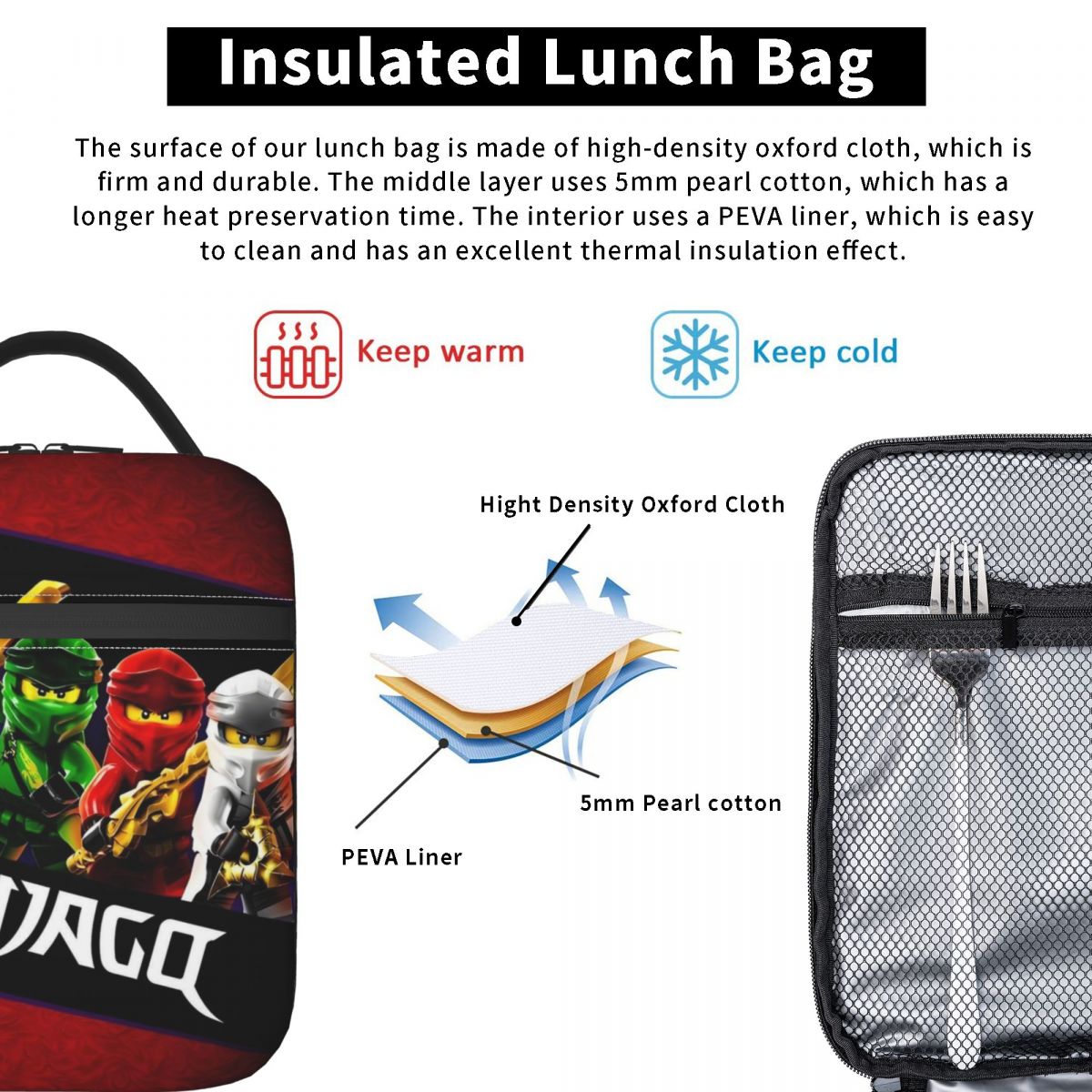 Tas Makan Siang Terisolasi Cus - Tote Bag Sublimation ulasan dan harga