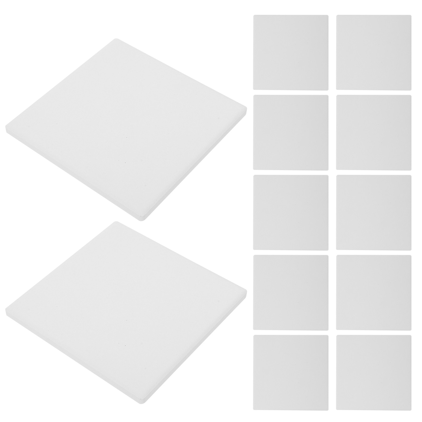 12Pcs Ubin Keramik Tanpa Lapis - Ceramic Tile Blank ulasan dan harga