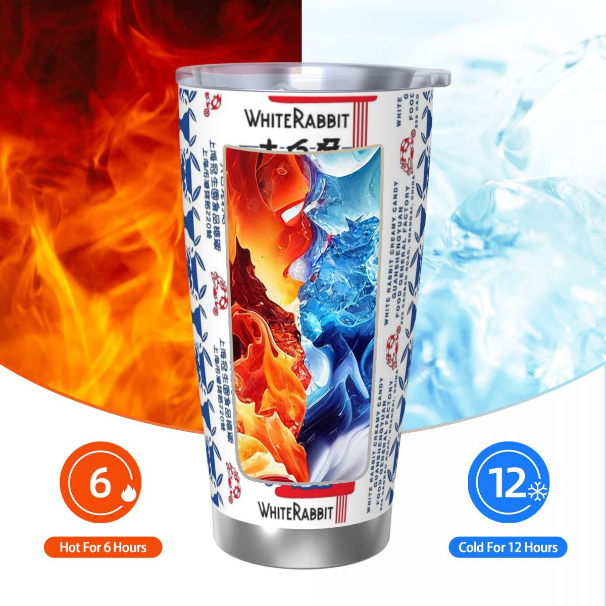 Tumbler Baja Tahan Karat Perme - Tumbler 20Oz White ulasan dan harga