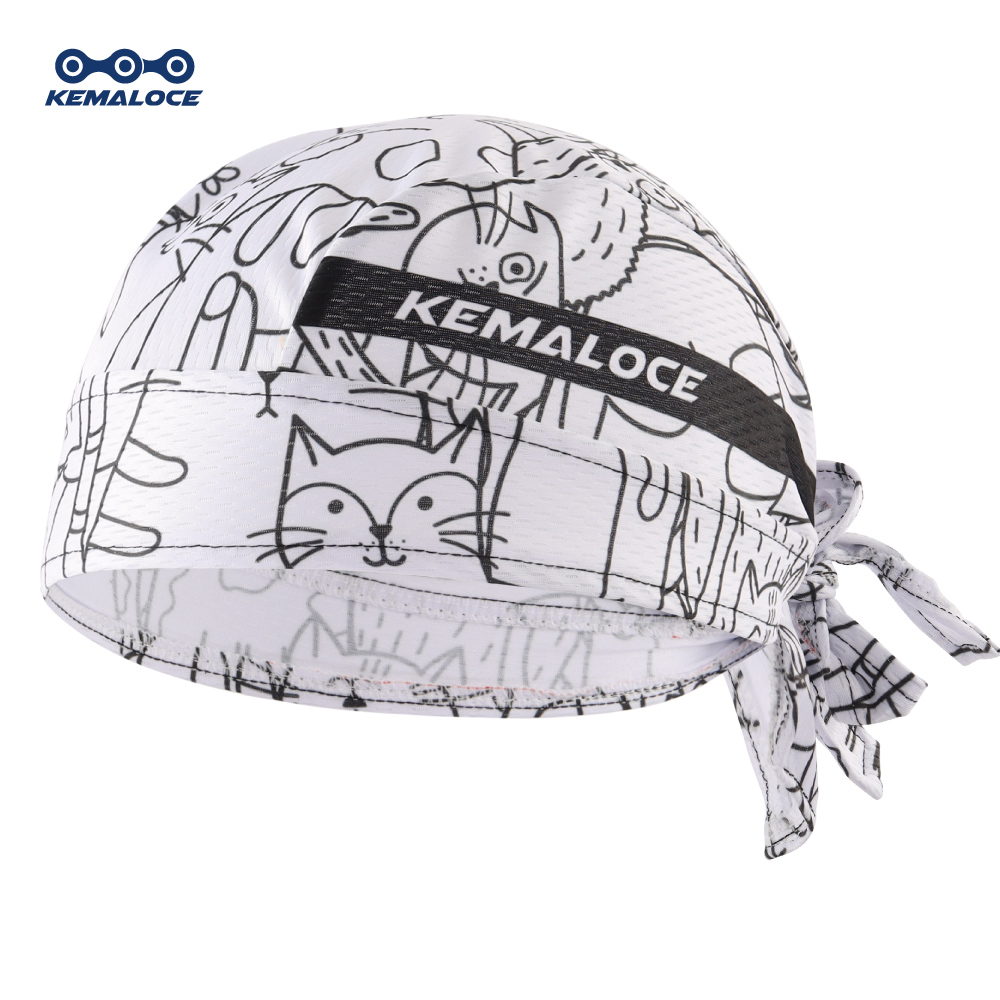 KAMALOCE topi bersepeda pelind - Bandana Blank White ulasan dan harga