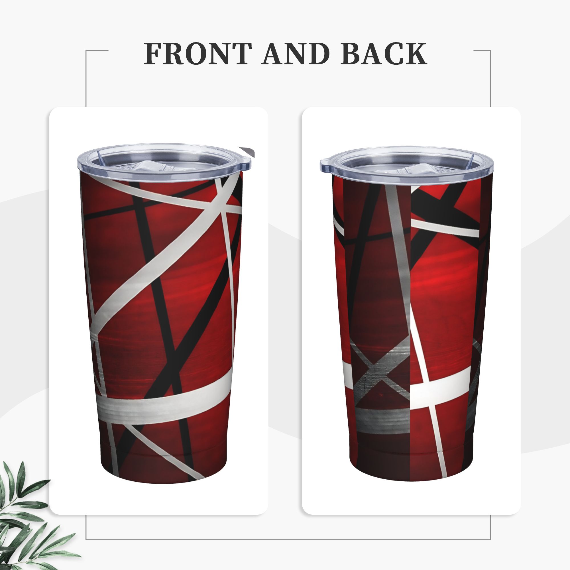 V-Van Halens Tumbler Merah Hit - Tumbler 20Oz White ulasan dan harga