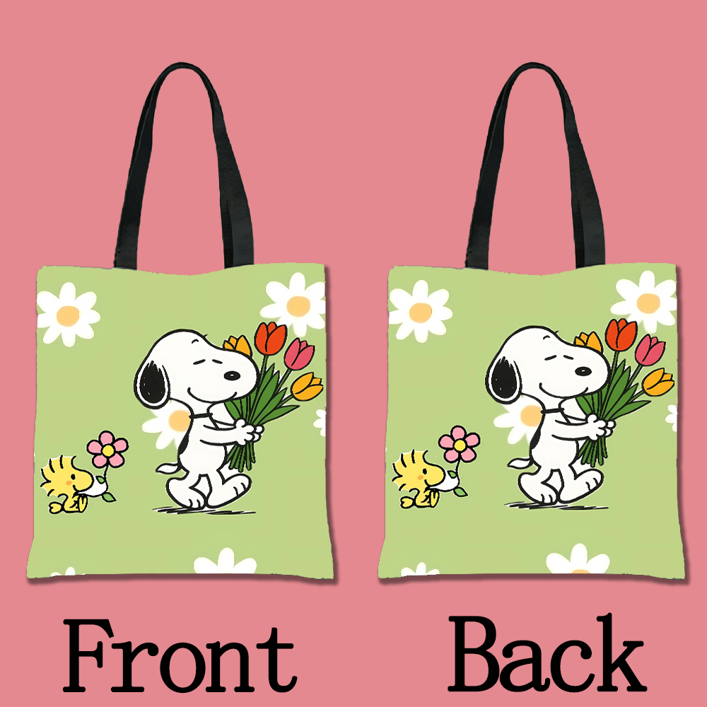 Tas Kanvas Sublimasi Snoopys T - Tote Bag Sublimation ulasan dan harga
