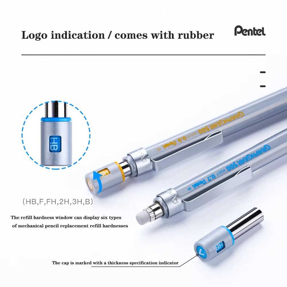 1 buah Pensil Mekanis Pentel G - Pentel Pen Graphgear ulasan dan harga