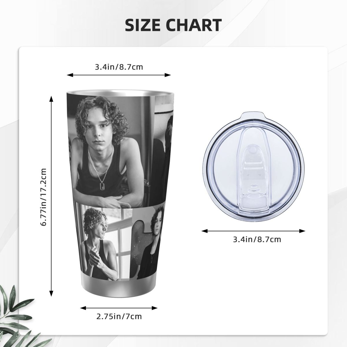 Hitam dan Putih Mason Thames K - Tumbler 20Oz White ulasan dan harga